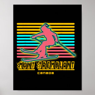 Skigebiet Mont Tremblant Kanada Quebec Skifahren S Poster