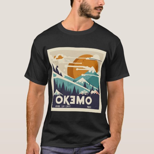 Skigebiet Okemo T-Shirt (Vorderseite)
