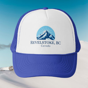 Skigebiet Revelstoke British Columbia Kanada Hut Truckerkappe