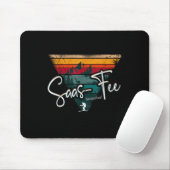 Skigebiet Saas-fee Schweizer Alpen Alpin-Ski Schwe Mousepad (Mit Mouse)