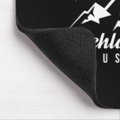 Skigebiet Schladming Austria Snowboarden Mousepad (Ecke)