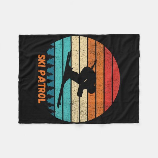 Skigebiet Skipatrol Skigebiet Winterskigebiet Sonn Fleecedecke (Vorderseite (Horizontal))