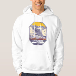 Skigebiet Snowbird Winter Utah Hoodie