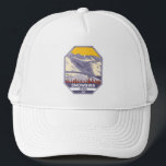 Skigebiet Snowbird Winter Utah Truckerkappe<br><div class="desc">Das Snowbird Winter Kunstdesign zeigt die Winterlandschaft.</div>
