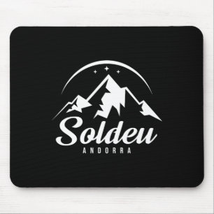 Skigebiet Soldeu Andorra Skifahren Snowboarden  Mousepad