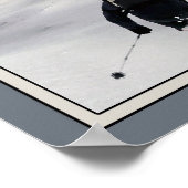 Skigebiet Stubai Glacier Poster (Ecke)