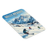 Skigebiet Valle Nevado Chile Magnet (Rechte Seite)