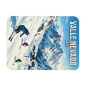 Skigebiet Valle Nevado Chile Magnet (Horizontal)