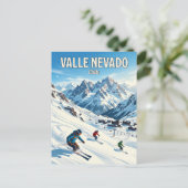 Skigebiet Valle Nevado Chile Postkarte (Stehend Vorderseite)