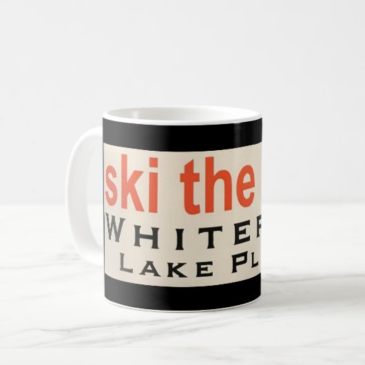 Skigebiet Whiteface Lake Placid Kaffeetasse (Vorderseite Links)