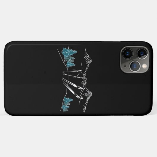 Skigebiet Wintersport Case-Mate iPhone Hülle (Rückseite (Horizontal))