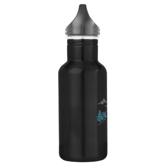 Skigebiet Wintersport Edelstahlflasche (Links)