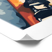 Skigebiet Ylläs Druck 1 Poster (Ecke)