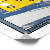 Skigebiet Zauchensee Poster (Ecke)