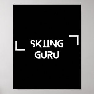 Skigebiete Bergabenteuer Alpin-Wintersport Poster