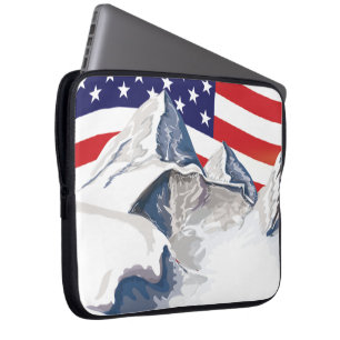 Skigebirge Laptopschutzhülle