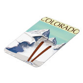 Skigebirge Magnet (Linke Seite)