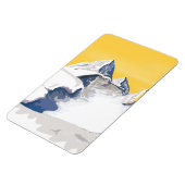 Skigebirge Magnet (Linke Seite)