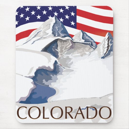 Skigebirge Mousepad (Vorne)