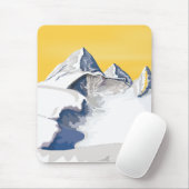 Skigebirge Mousepad (Mit Mouse)