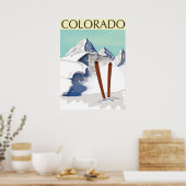 Skigebirge Poster (Küche)