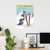 Skigebirge Poster (Heimbüro)