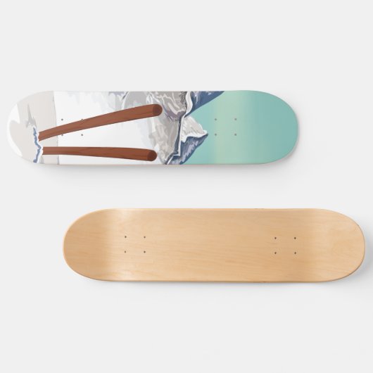 Skigebirge Skateboard (Horizontal)