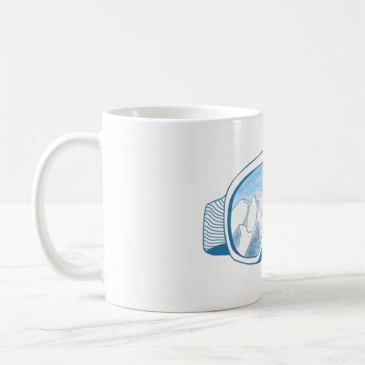 Skigelände Kaffeetasse (Links)