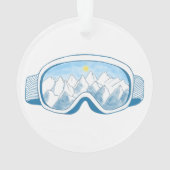 Skigelände Ornament (Rückseite)