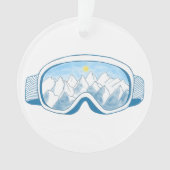Skigelände Ornament (Vorderseite)