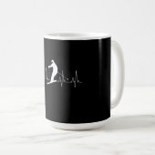 Skigeschenk für Skifahrer Kaffeetasse (VorderseiteRechts)