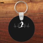 Skigeschenk für Skifahrer Schlüsselanhänger (Vorderseite)