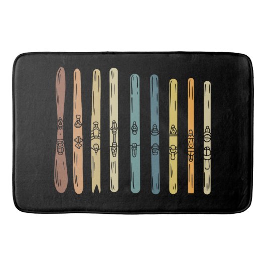 Skigeschenke Badematte (Vorderseite)