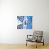 Skigondel Schneebirg Aquarell Wandteppich (Beispiel (Horizontal))