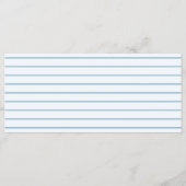 Skihochzeit zeichnend menükarte (Rückseite)