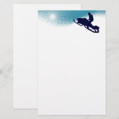 Skihöhe Briefpapier (Vorne/Hinten)