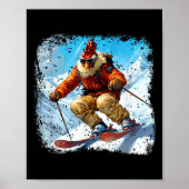 Skihühner Poster (Vorne)