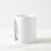 Skihund in Skibrille 2 Kaffeetasse (Mittel)