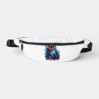 Skihund in Skibrille  5 Bauchtasche