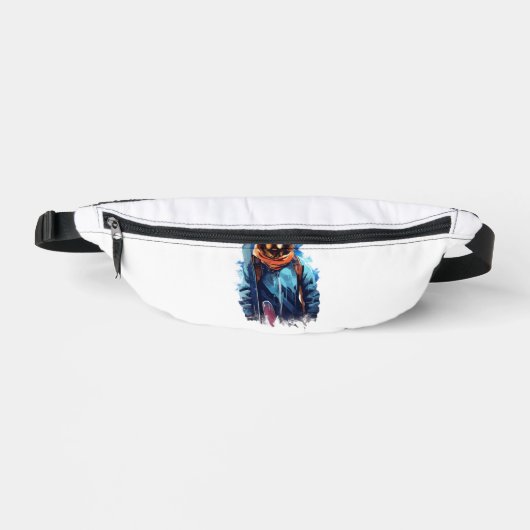 Skihund in Skibrille  5 Bauchtasche (Vorderseite)