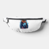 Skihund in Skibrille  5 Bauchtasche (Ablage )