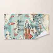 Skihütte Bad Handtücher Set (Handtuch)