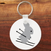 Skihütte Schlüsselanhänger (Vorderseite)