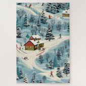 Skihütte Schneeberg 1014 pcs Puzzle (Vertikal)