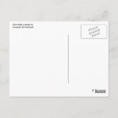 Skihütten in der Schweiz Postkarte (Rückseite)