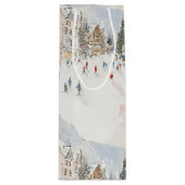 skiiers 2 geschenktüte für weinflaschen (Vorderseite)