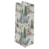 skiiers 4 geschenktüte für weinflaschen (Rückseite Schrägansicht)