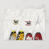 Skiing Amts Postkarte (Vorderseite)