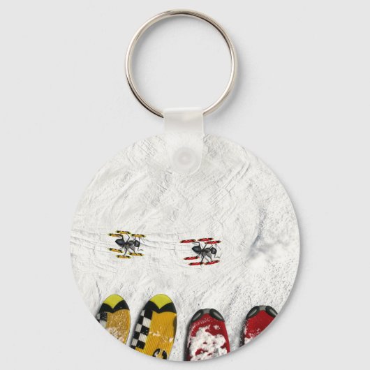 Skiing Ants, Passing Through Schlüsselanhänger (Vorderseite)