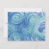 SKIING-Bar Bat Mitzvah RSVP-Karte RSVP Karte (Rückseite)